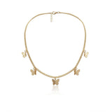 Vintage Multilayer Butterfly Necklace for Women Boho Jewelry Gift