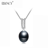 Vintage Freshwater Pearl Pendant, 925 Silver Necklace