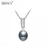Vintage Freshwater Pearl Pendant, 925 Silver Necklace
