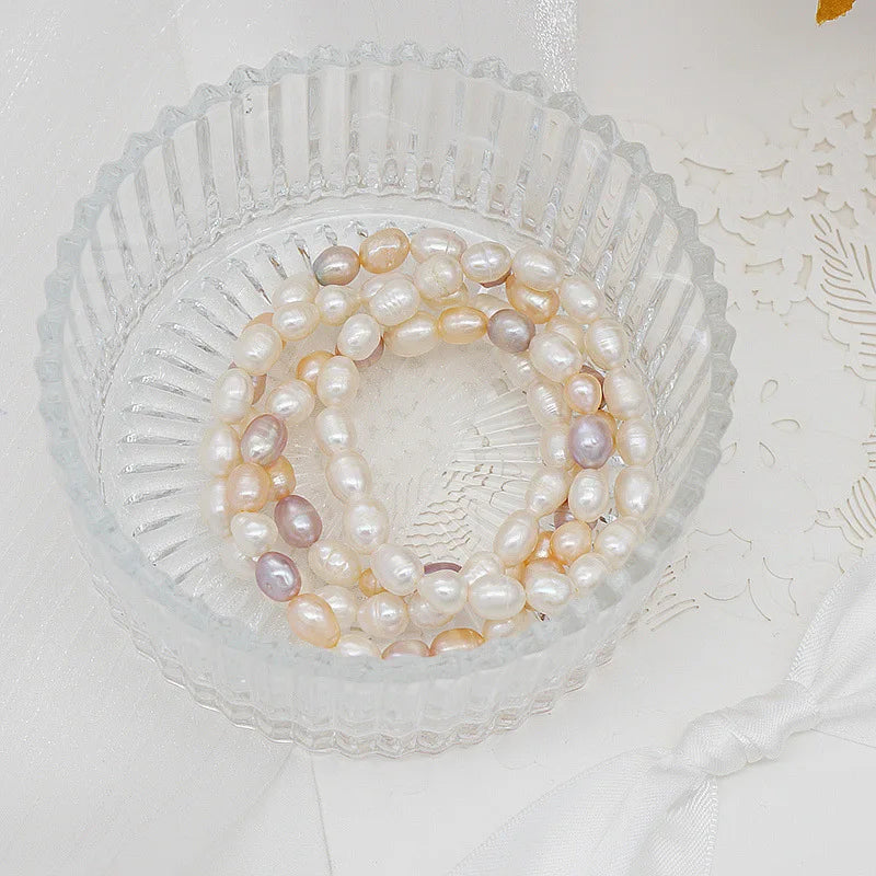 Vintage Freshwater Pearl Bracelet Baroque Pearl Daily Jewelry