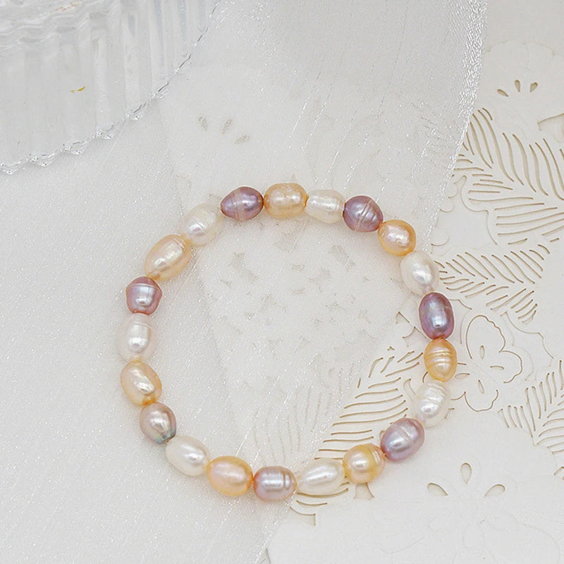 Vintage Freshwater Pearl Bracelet Baroque Pearl Daily Jewelry