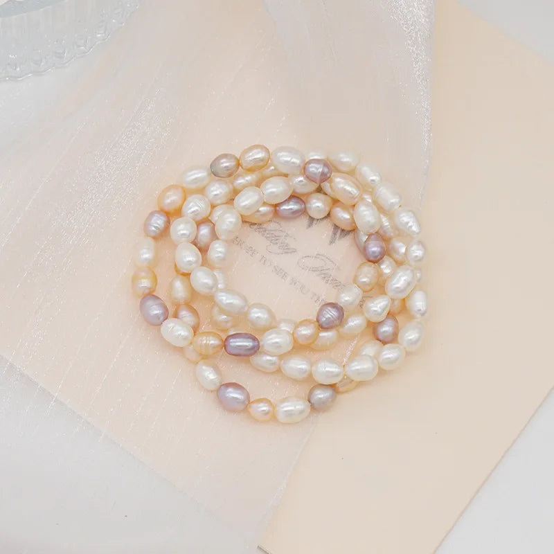 Vintage Freshwater Pearl Bracelet Baroque Pearl Daily Jewelry