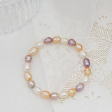 Vintage Freshwater Pearl Bracelet Baroque Pearl Daily Jewelry