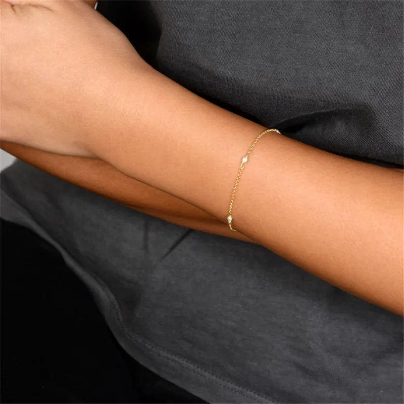 Vintage Freshwater Pearl Bracelet 14K Filled Boho Jewelry