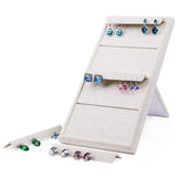 Vintage Linen Fabric 4-tier Ladder Display Stand Rack