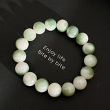Vintage Natural Stone Bracelets Green Bead Charm Chain Boho Jewelry Gift