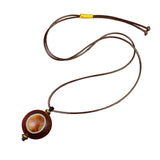 Vintage Natural Tibetan Agates Dzi Pendant Necklace