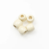 Vintage Natural Wood Loose Beads Big Hole Oval Wooden Spacer Beads