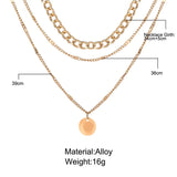 Vintage Necklace Women's Jewelry Layered Accessories