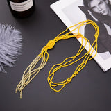 Vintage Boho Crystal Beads Long Necklace Women Kpop Tassel Sweater Chain