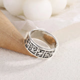 Vintage 925 Silver Zodiac Animal Open Ring For Women Bague