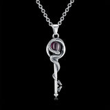 Vintage Snake Key Pendant Necklace Halloween Gift