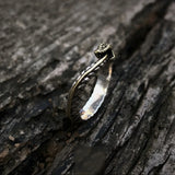 Vintage Snake Ring Men Jewelry Adjustable S925 Tail Finger Access