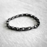 Vintage Chain Bracelet Men Stainless Steel Punk Antique Cross