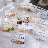 Vintage Pearl Butterfly Earring Set