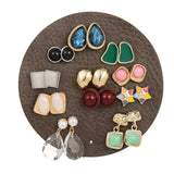 Vintage Opal Statement Earrings for Girls