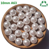 Vintage Pearls Women Necklaces A63 Round Beads 6mm-30mm Chunky Acrylic Spacers