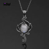 Moonstone Necklace 925 Sterling Silver Jewelry