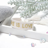 Vintage Tassel Webbing Wristband Bracelets for Women