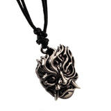 Punk 2077 Warrior-Servants Pendant Necklace Metal Cord Jewelry