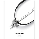 Vintage Punk Butterfly Collar Necklace for Women