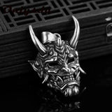 Vintage Punk Skull Mask Pendant Necklace Men's HIPHOP Rock Jewelry