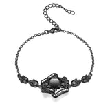 Vintage Punk Gothic Skull Bracelet Women Skeleton Jewelry