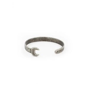 Vintage Stainless Steel Cuff Bangle for Men Motor Biker Bracelet