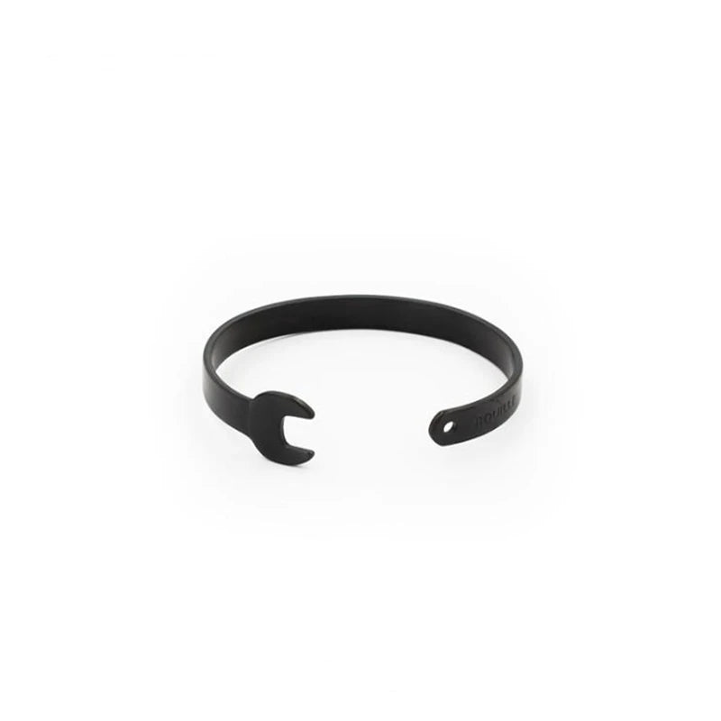 Vintage Stainless Steel Cuff Bangle for Men Motor Biker Bracelet