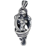 Vintage Punk Mythology Metal Sexy Angel Goddess Pendant Necklace