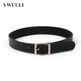 Vintage Punk Pin Buckle PU Leather Choker Necklace Gothic Neck Chocker
