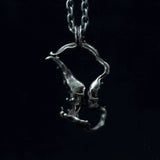 Punk Skull Necklace for Men Women 316L Stainless Steel Necklaces