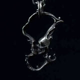 Punk Skull Necklace for Men Women 316L Stainless Steel Necklaces