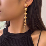Vintage Punk Acrylic Tassel Earrings