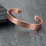Vintage Copper Magnetic Therapy Bracelet for Arthritis