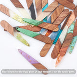 Vintage Resin Earring Pendants Mixed Teardrop Charms DIY Jewelry Making