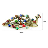 Vintage Retro Peacock Hair Combs Antique Accessories Clips Hairpins Head Dress