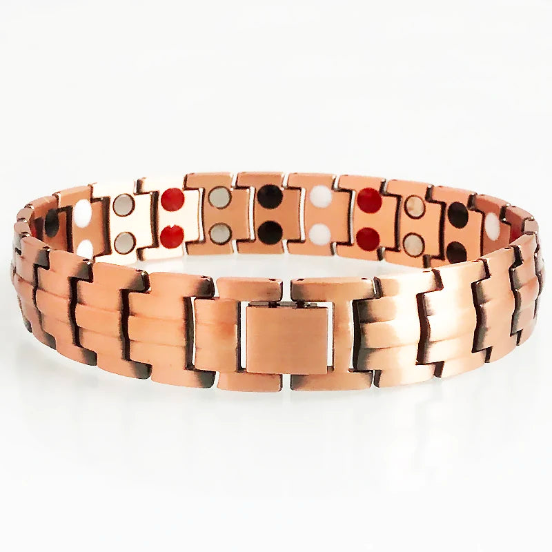 Vintage Retro Copper Chain Men's Bracelets