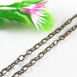 Vintage Retro Style Chain Long Bronze Plated Rope Bracelet