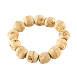 Vintage Retro Adjustable Bamboo Root Beaded Bracelet