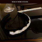 Vintage Rhinestone Tassel Headband for Women