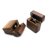 Vintage Ring Box Display for Wedding Ceremony Ring Organizer with Velvet