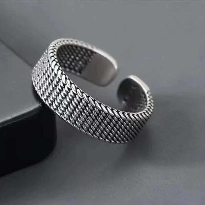 Men's Silver 925 Index Finger Ring