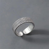 Men's Silver 925 Index Finger Ring
