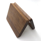 Vintage Rings Storage Wood Glass Top Jewelry Display Case