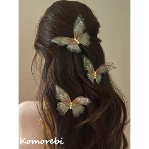 Vintage Fairy Double Layer Pearl Hairpin