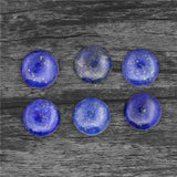 Vintage Round Quartz Lapis Claw Pendant Earrings