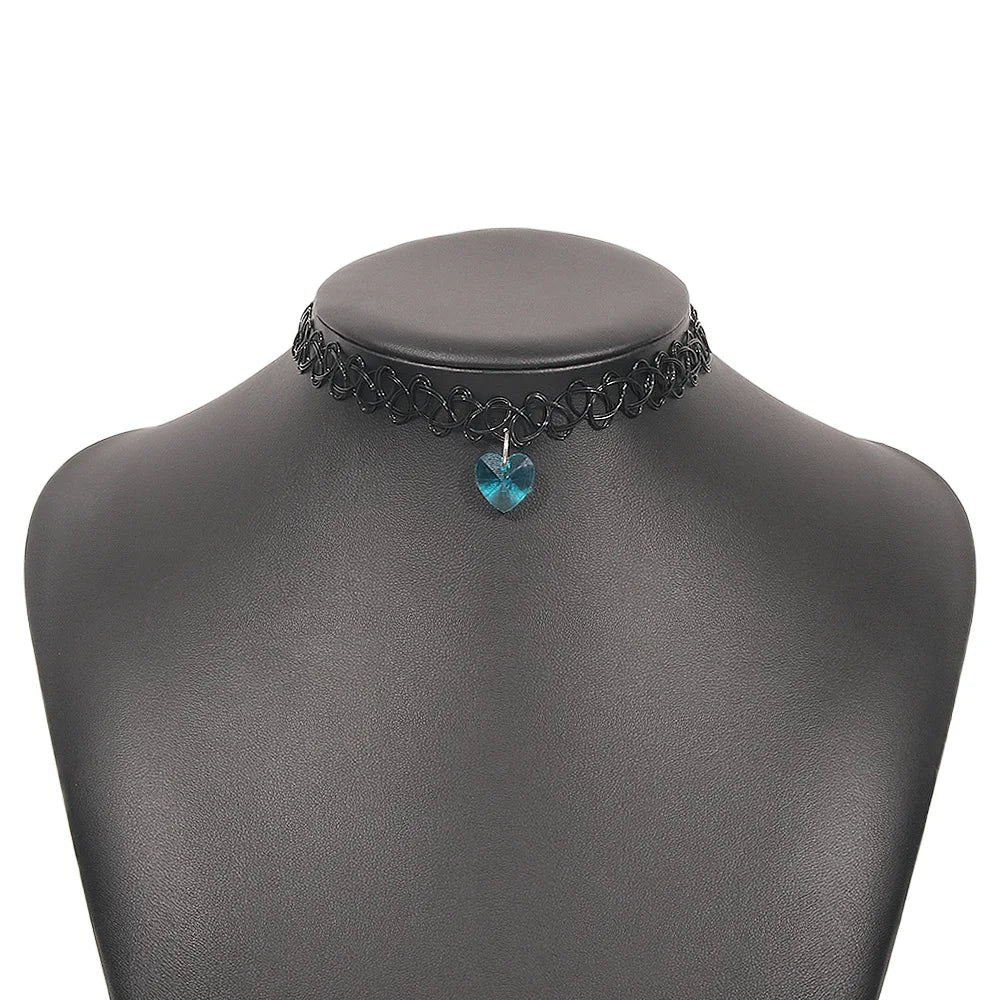 Vintage Sexy Hollow Chokers Collar Necklace Women Ladies Jewelry