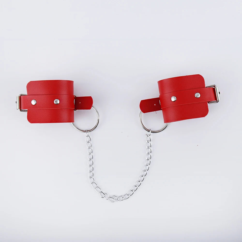 Vintage Sexy Female Leather Harness Bracelet