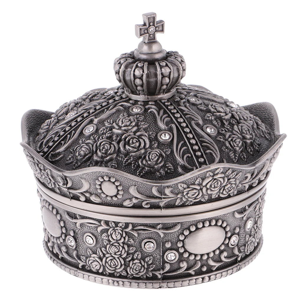 Vintage Shape Jewelry Box Container Antique Storage Display Collection Box